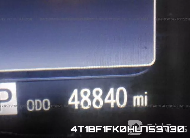 4T1BF1FK0HU753730 фото 8