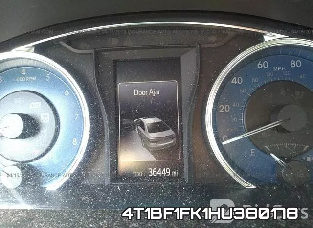 4T1BF1FK1HU380178 фото 8
