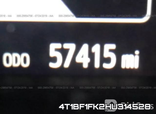 4T1BF1FK2HU314528 фото 8