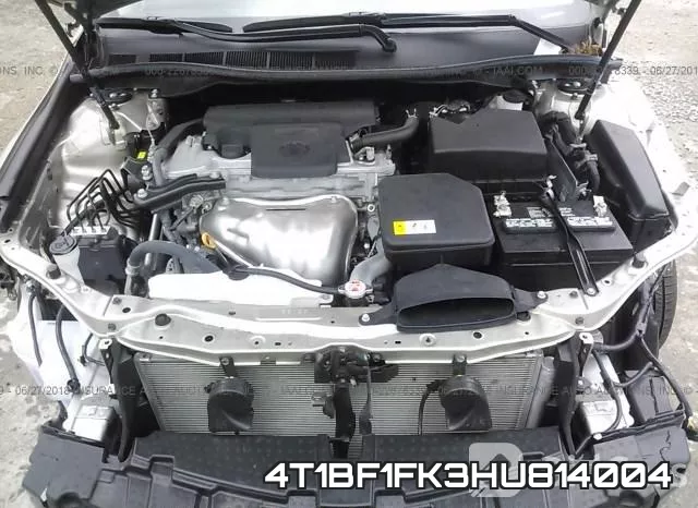 4T1BF1FK3HU814004 фото 2