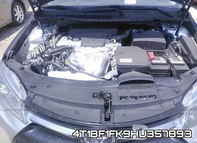 4T1BF1FK9HU357893 фото 2