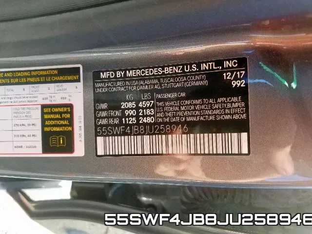 55SWF4JB8JU258946 фото 2