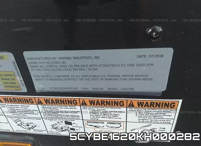 5CYBE1620KH000282 фото 10
