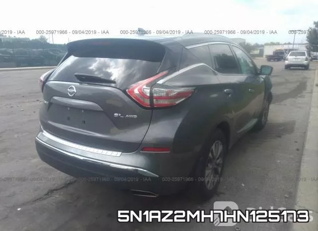 5N1AZ2MH7HN125173 фото 5