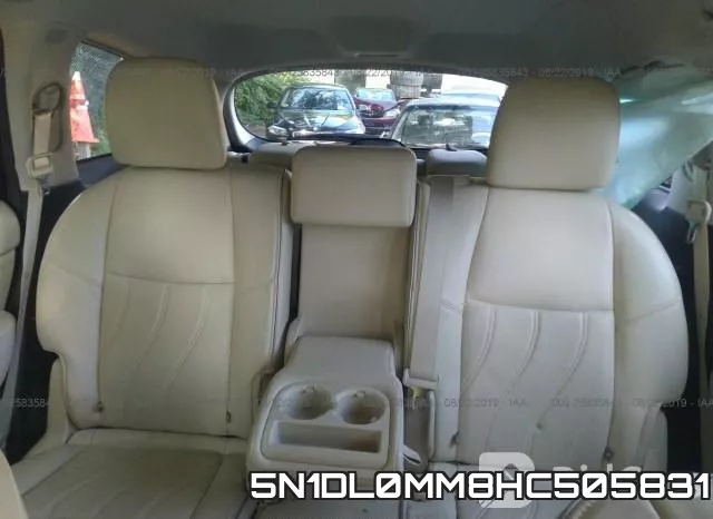 5N1DL0MM8HC505831 фото 9