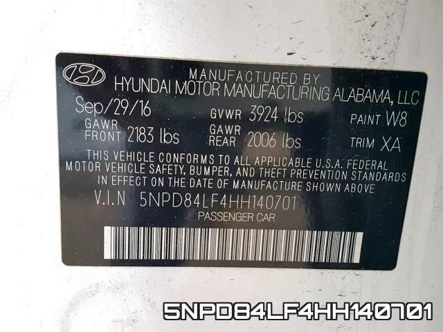 5NPD84LF4HH140701 фото 2