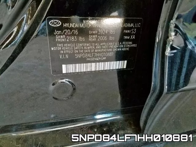 5NPD84LF7HH010881 фото 2