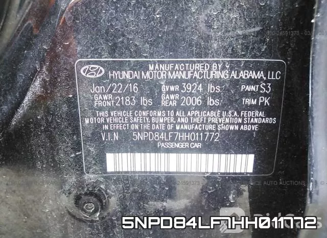 5NPD84LF7HH011772 фото 10