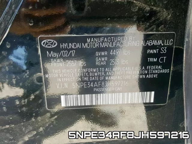 5NPE34AF8JH597216 фото 2