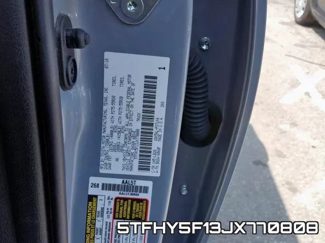 5TFHY5F13JX770808 фото 2