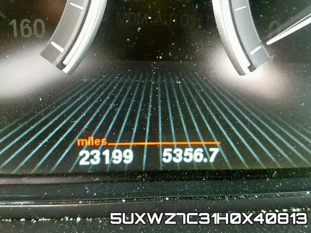 5UXWZ7C31H0X40813 фото 9