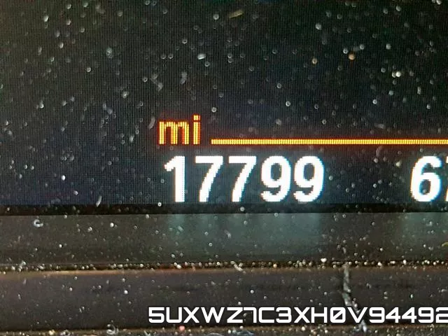 5UXWZ7C3XH0V94492 фото 9