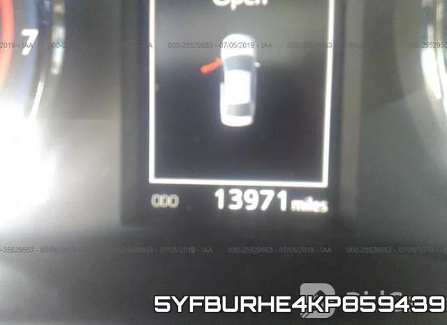5YFBURHE4KP859439 фото 8