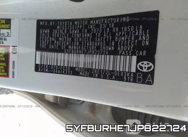 5YFBURHE7JP822724 фото 10