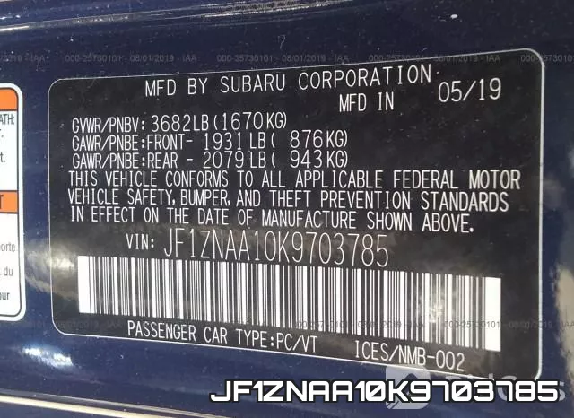 JF1ZNAA10K9703785 фото 10