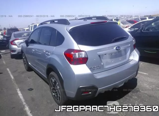JF2GPAAC7HG278360 фото 4