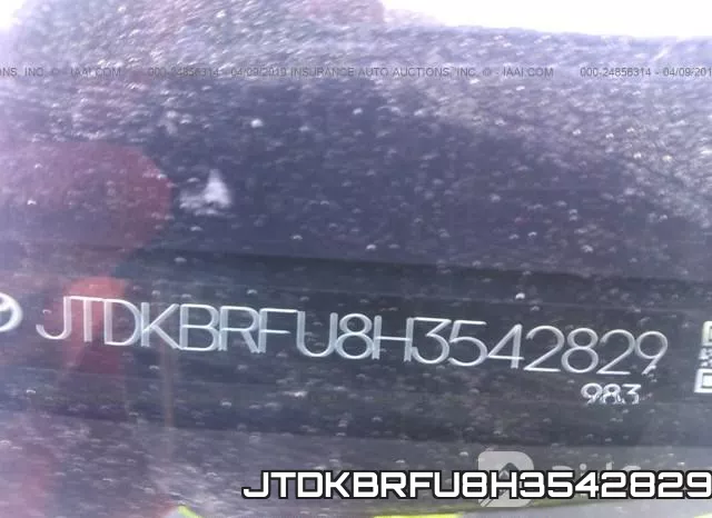JTDKBRFU8H3542829 фото 10