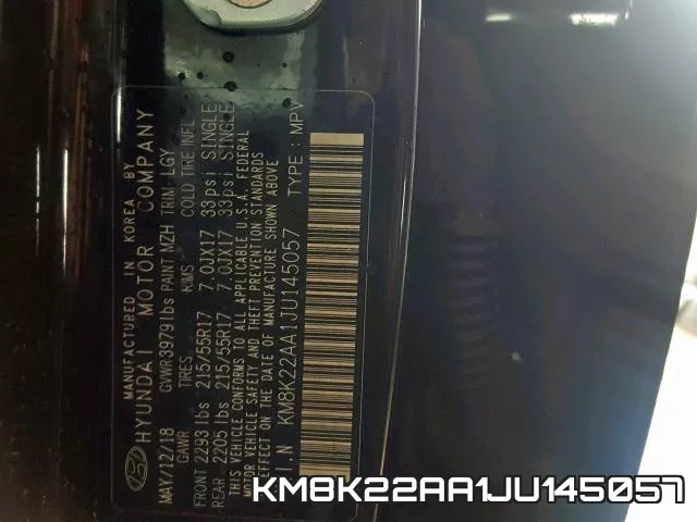 KM8K22AA1JU145057 фото 2