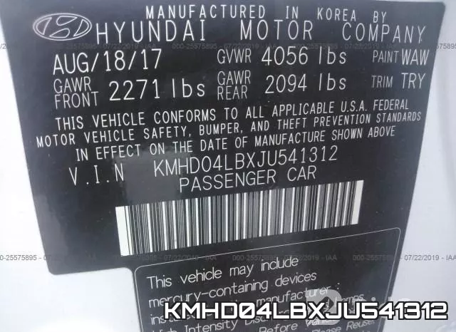 KMHD04LBXJU541312 фото 10