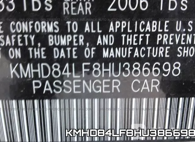 KMHD84LF8HU386698 фото 10