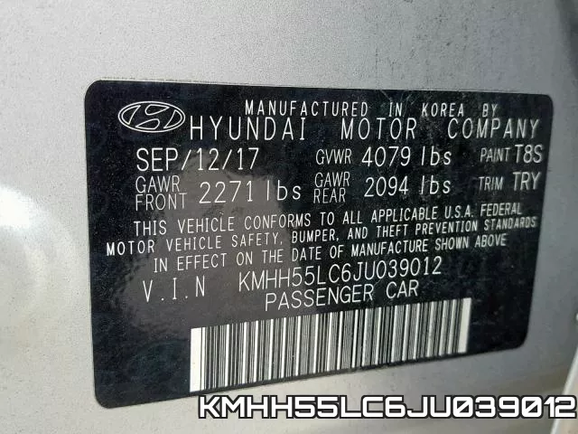 KMHH55LC6JU039012 фото 2