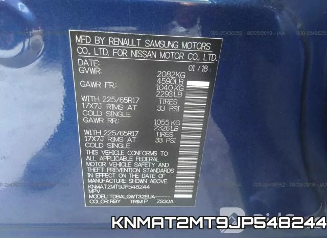 KNMAT2MT9JP548244 фото 10