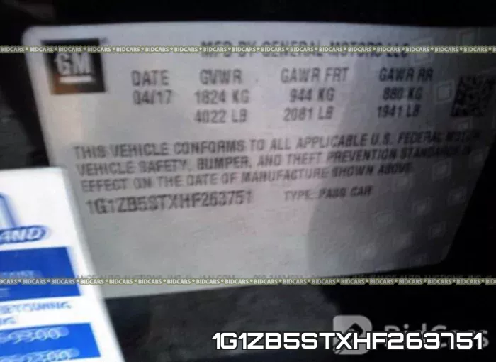 1G1ZB5STXHF263751 фото 10