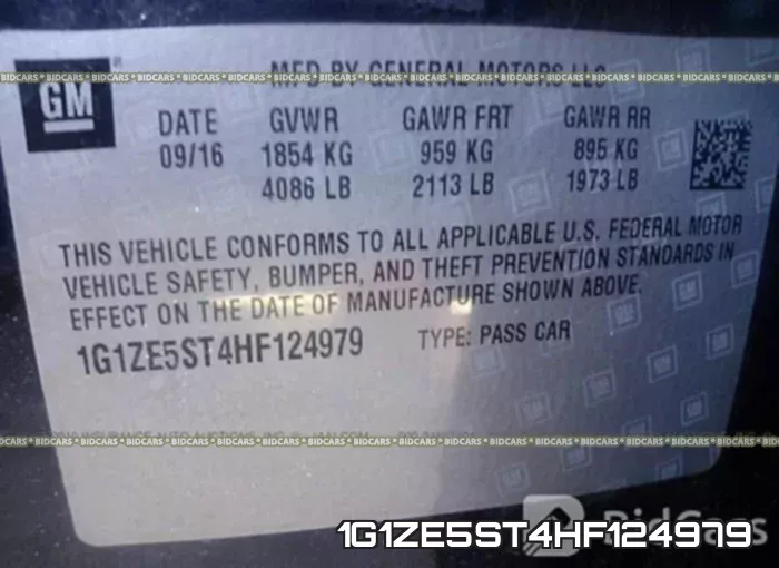 1G1ZE5ST4HF124979 фото 10