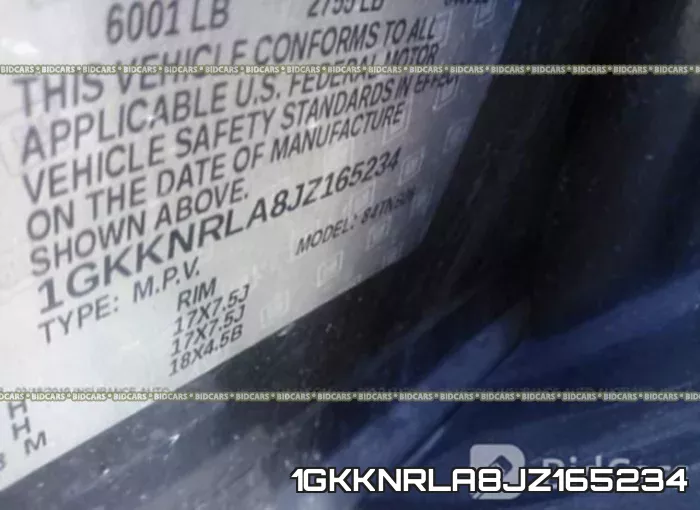 1GKKNRLA8JZ165234 фото 10