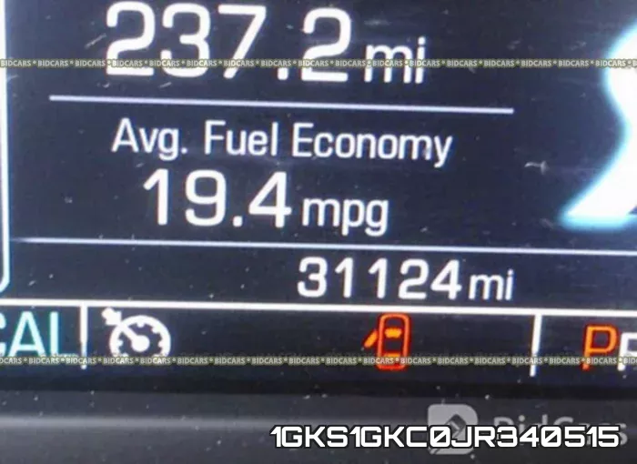 1GKS1GKC0JR340515 фото 8