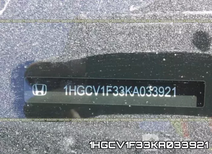 1HGCV1F33KA033921 фото 10