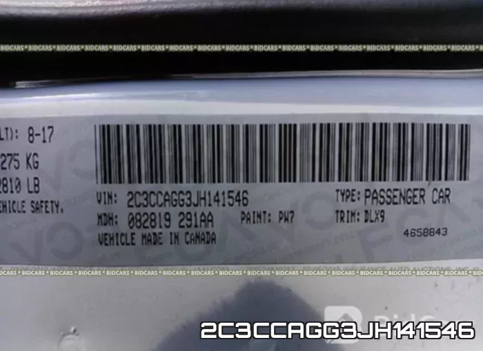 2C3CCAGG3JH141546 фото 10