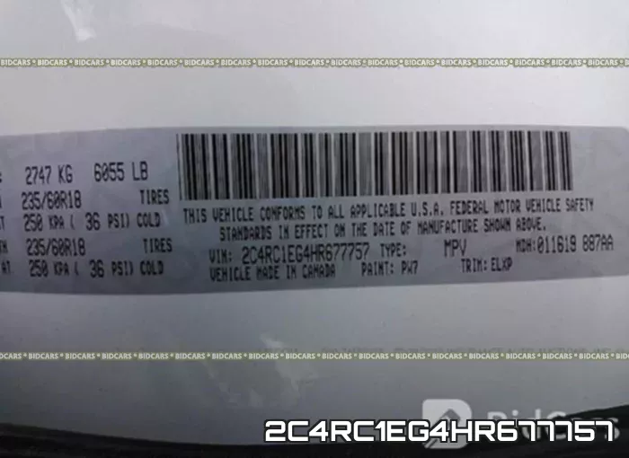 2C4RC1EG4HR677757 фото 10