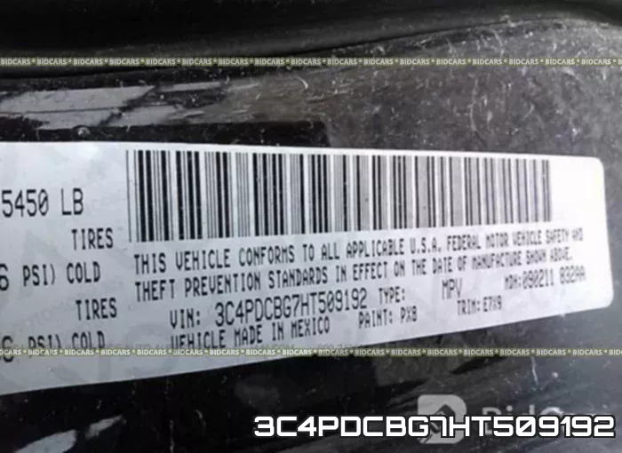 3C4PDCBG7HT509192 фото 10