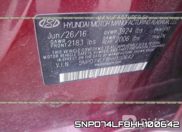 5NPD74LF8HH100642 фото 10