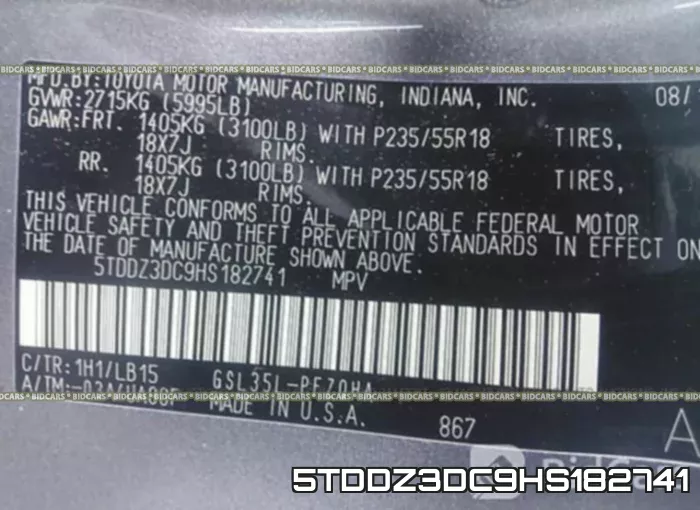 5TDDZ3DC9HS182741 фото 10
