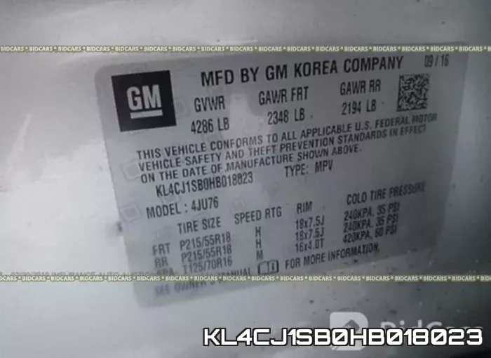 KL4CJ1SB0HB018023 фото 10