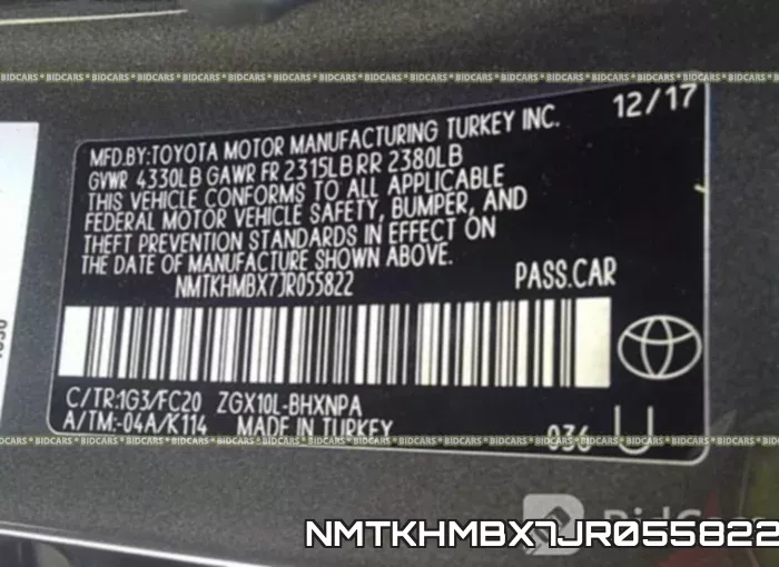 NMTKHMBX7JR055822 фото 10