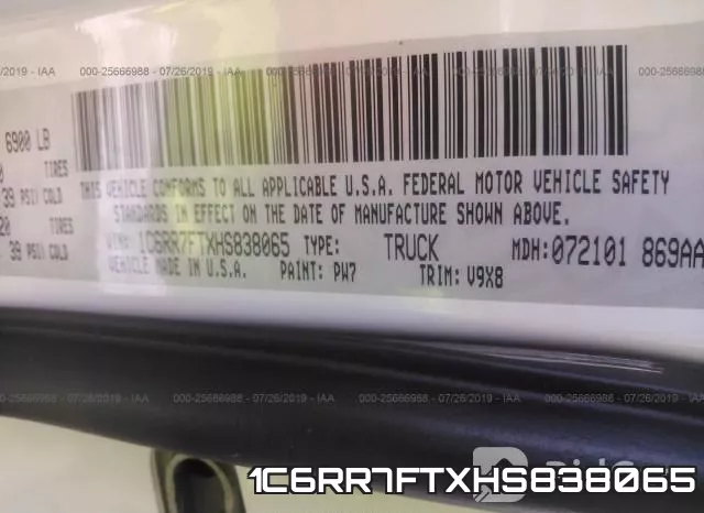 1C6RR7FTXHS838065 фото 10