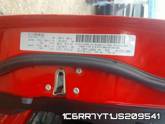1C6RR7YT1JS209541 фото 2