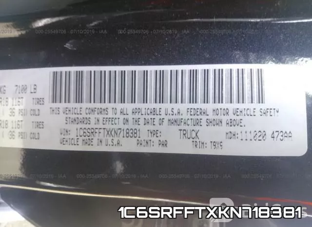1C6SRFFTXKN718381 фото 10