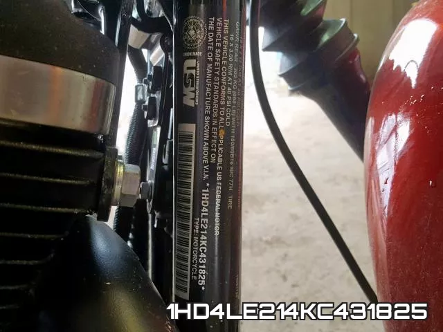 1HD4LE214KC431825 фото 2