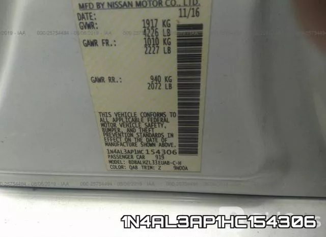 1N4AL3AP1HC154306 фото 10