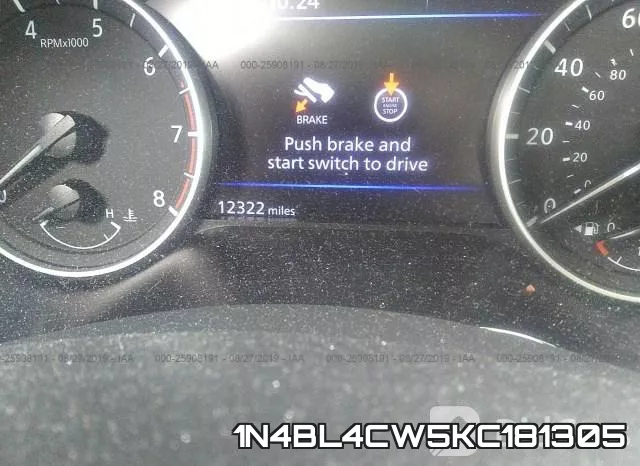 1N4BL4CW5KC181305 фото 8