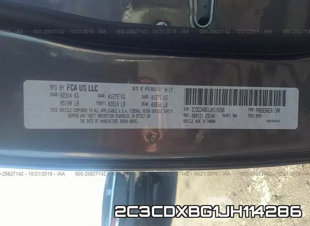 2C3CDXBG1JH114286 фото 10