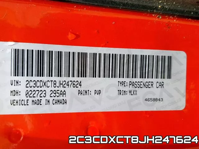 2C3CDXCT8JH247624 фото 2