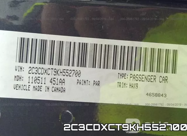 2C3CDXCT9KH552700 фото 10