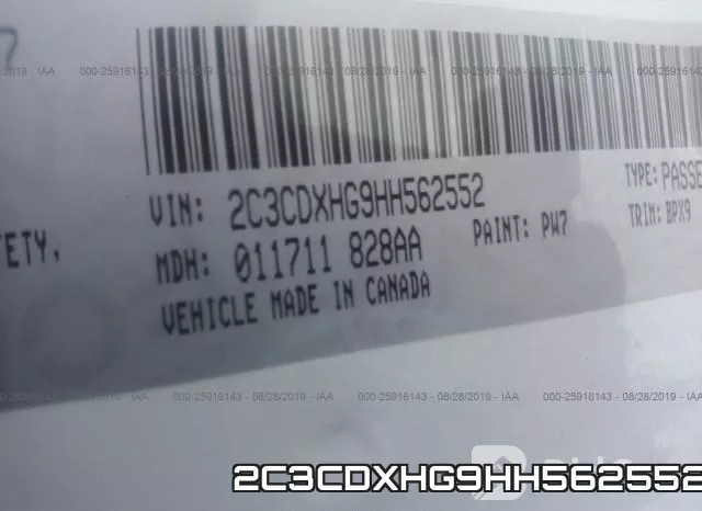 2C3CDXHG9HH562552 фото 10