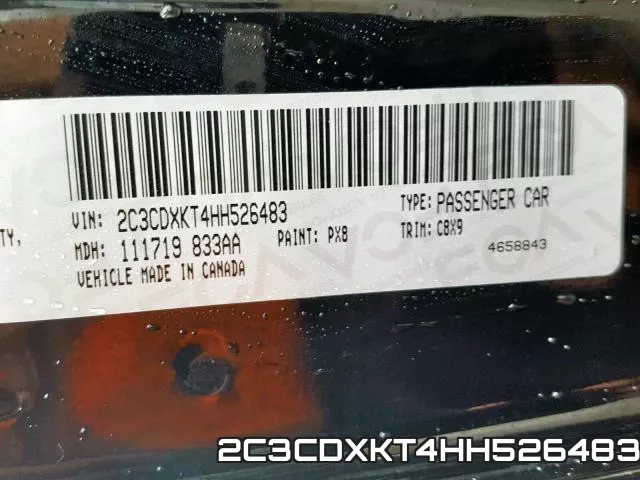 2C3CDXKT4HH526483 фото 2