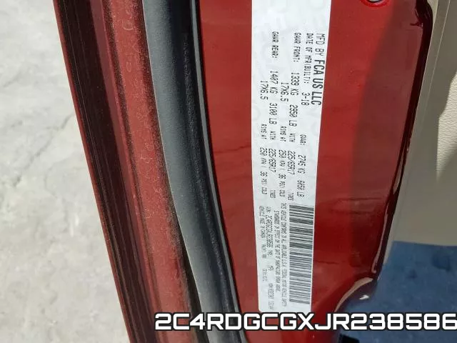 2C4RDGCGXJR238586 фото 2